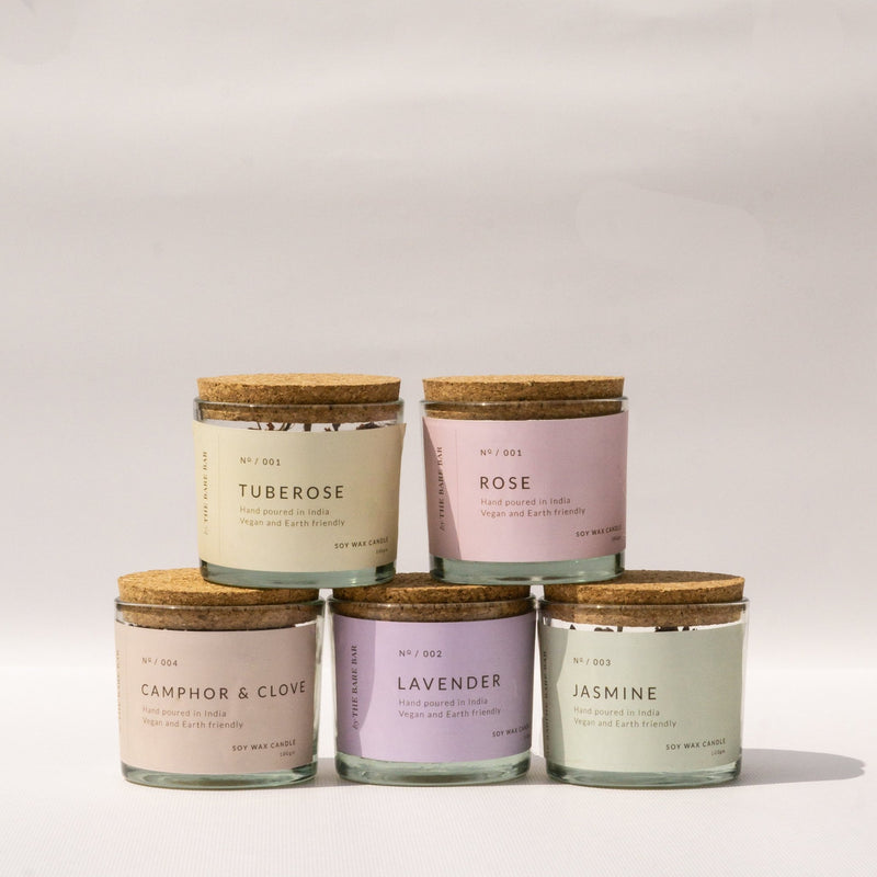 Tuberose Fragrance Glass Jar Candles | Verified Sustainable Candles & Fragrances on Brown Living™