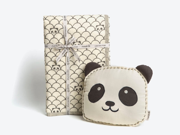 Buy Tuck Me In Gift Bundle Peekaboo Panda | Shop Verified Sustainable Bedding on Brown Living™
