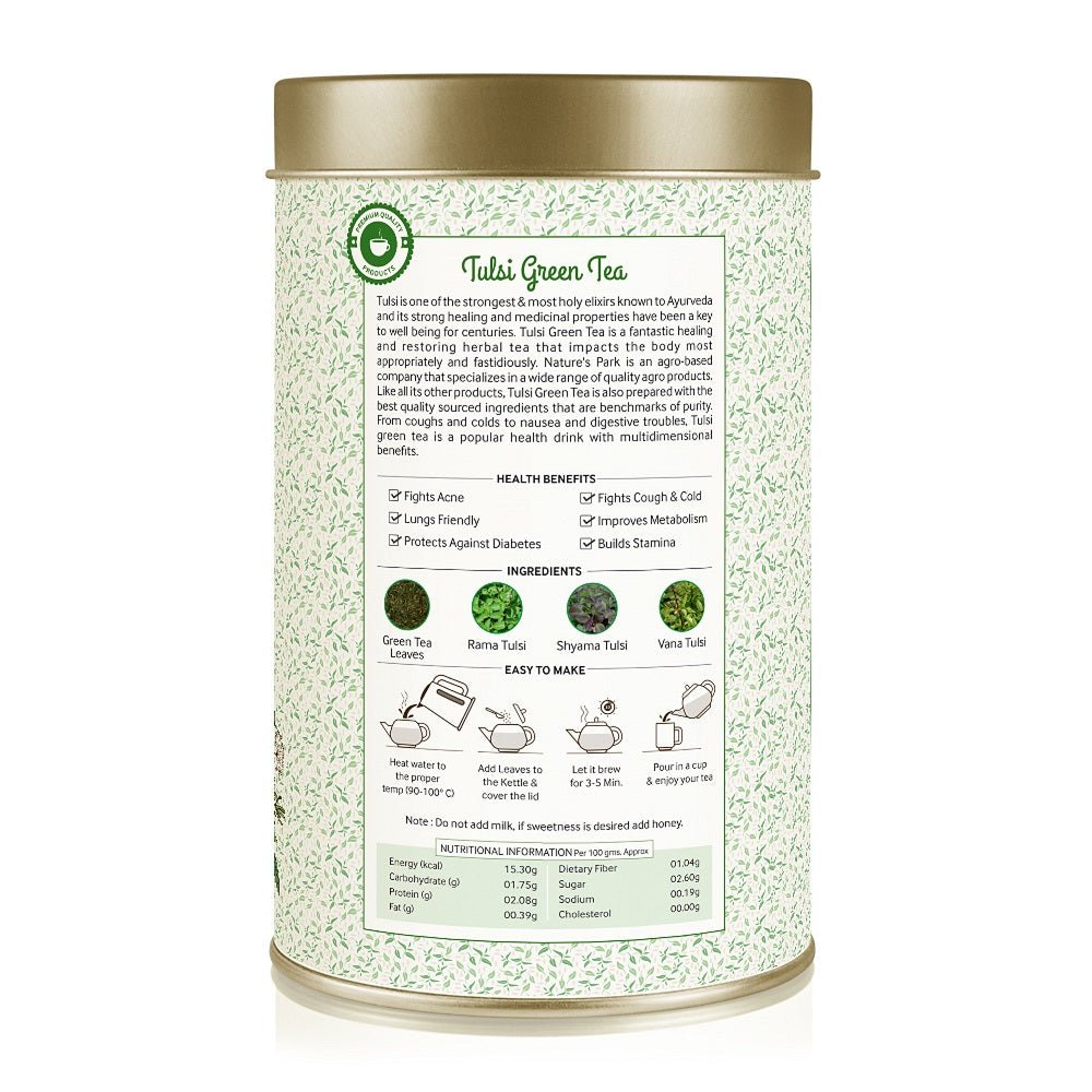 Tulsi Green Tea Can (125 g) | Verified Sustainable by Brown Living™