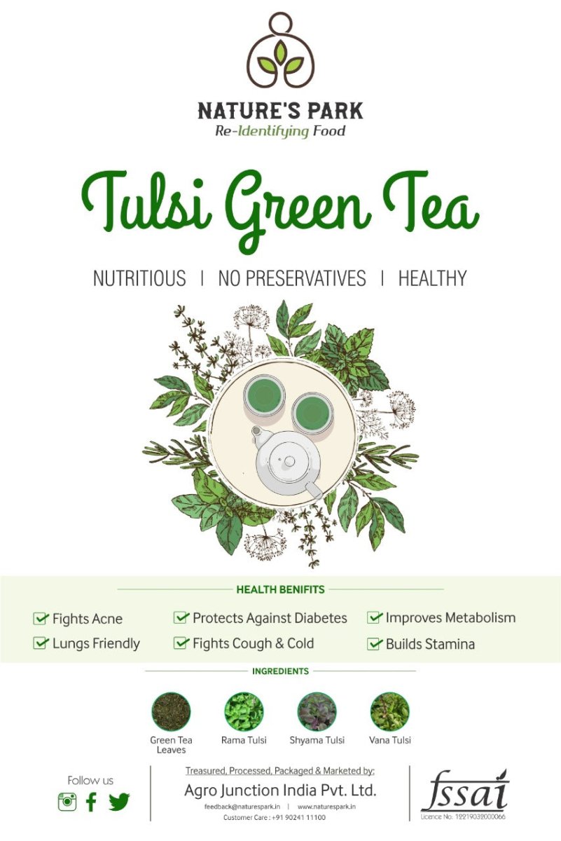 Tulsi Green Tea Can (125 g) | Verified Sustainable by Brown Living™