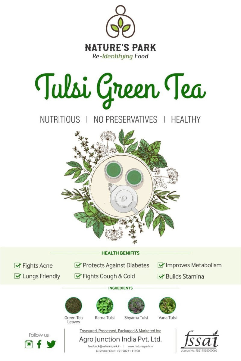 Buy Tulsi Green Tea Can (125 g) | Shop Verified Sustainable Tea on Brown Living™