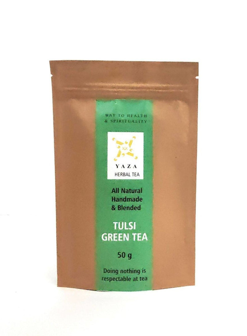 Buy Tulsi Green Tea - Organic age defier & Immunity Booster - 50g | Shop Verified Sustainable Products on Brown Living