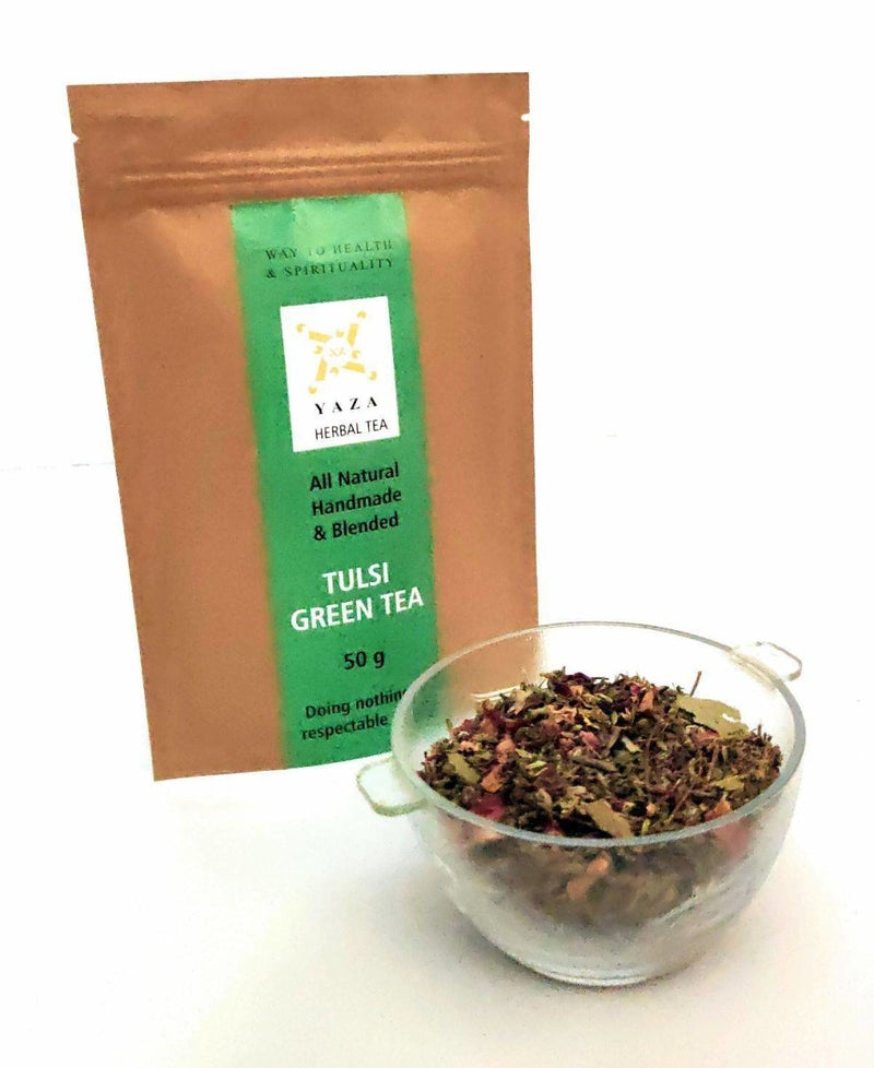 Tulsi Green Tea - Organic age defier & Immunity Booster - 50g | Verified Sustainable by Brown Living™