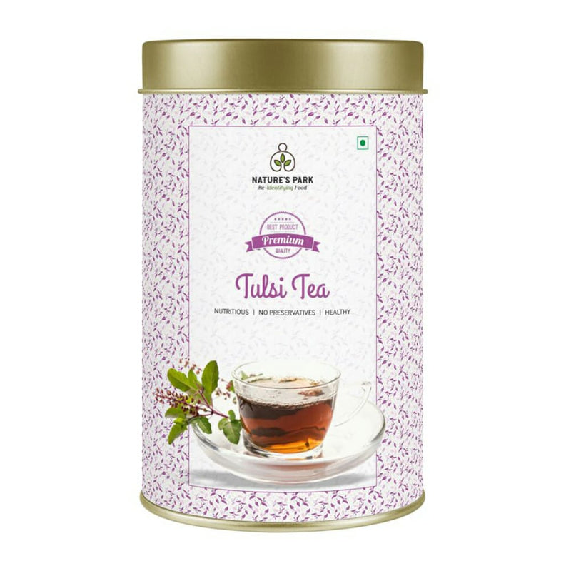 Buy Tulsi Tea Can (100 g) | Shop Verified Sustainable Products on Brown Living