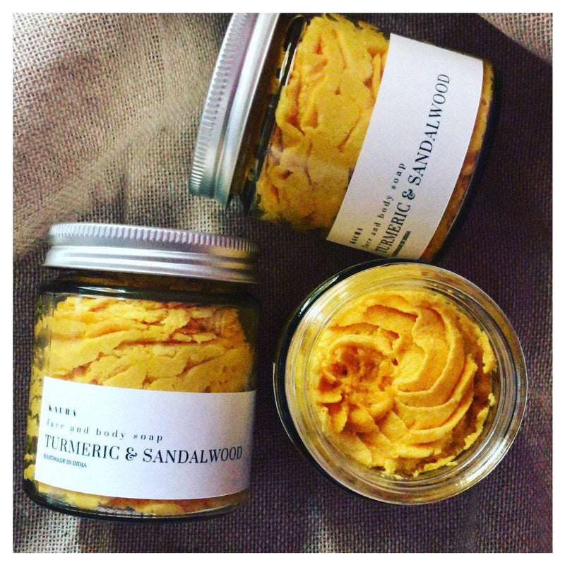 Buy Turmeric and Sandalwood Whipped Soap | Shop Verified Sustainable Body Soap on Brown Living™
