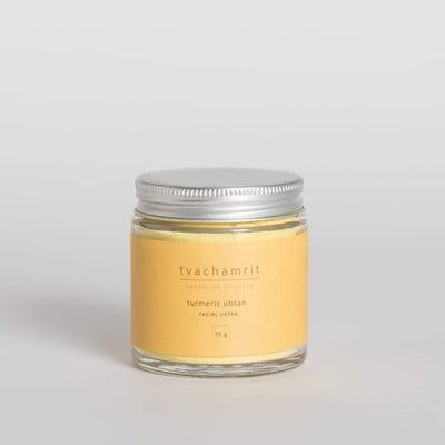 Turmeric Ubtan – Face Pack on Brown Living™. SKU: 065 - 01447 - TFP - 1 - 75g. Img 3.