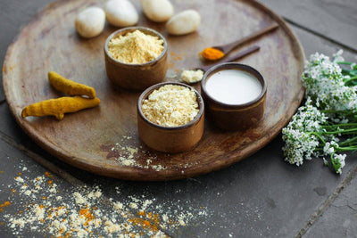 Turmeric Ubtan – Face Pack on Brown Living™. SKU: 065 - 01447 - TFP - 1 - 75g. Img 5.