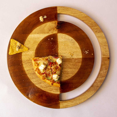 Two - Hued Cheese Platter – Trays & Platters on Brown Living™. SKU: CP0201. Img 5.