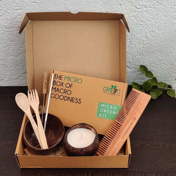 Buy Ultimate Experiential Gift Hamper-Microgreens & All Things EcoKit | Shop Verified Sustainable Gift Hampers on Brown Living™