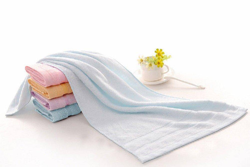 Buy Ultra Soft, Absorbent and Anti Microbial 450 GSM Bamboo Bath Towel (Aqua Blue) | Shop Verified Sustainable Bath Linens on Brown Living™