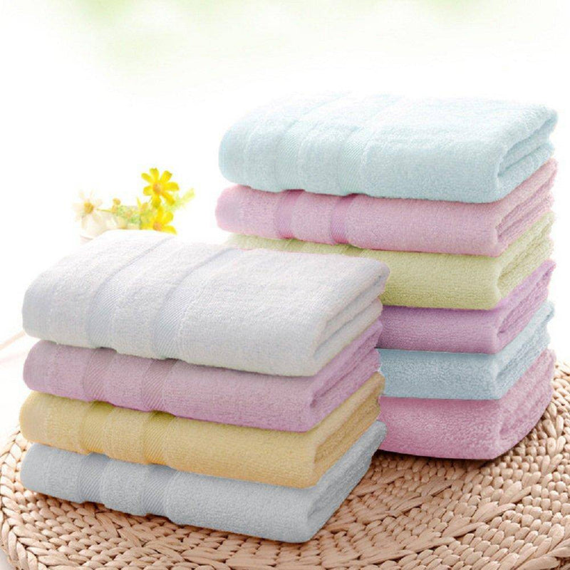 Buy Ultra Soft, Absorbent and Anti Microbial 450 GSM Bamboo Bath Towel (Aqua Blue) | Shop Verified Sustainable Bath Linens on Brown Living™