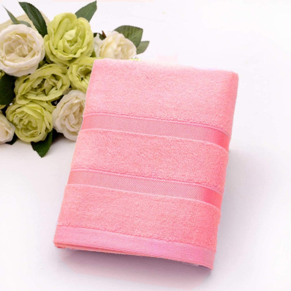 Buy Ultra Soft, Absorbent and Anti Microbial 450 GSM Bamboo Bath Towel (Rose Red) | Shop Verified Sustainable Bath Linens on Brown Living™