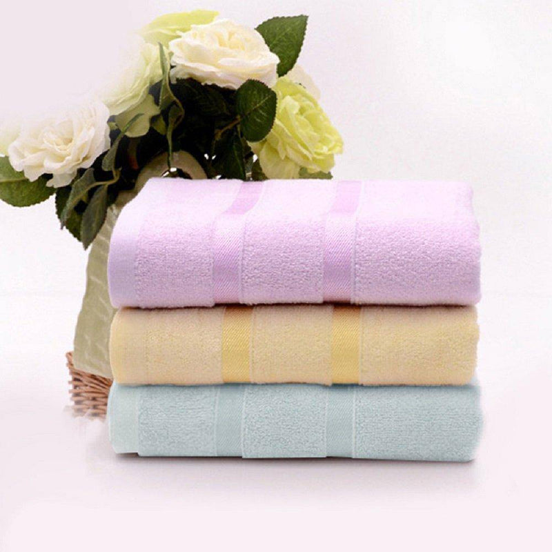 Buy Ultra Soft, Absorbent and Anti Microbial 450 GSM Bamboo Bath Towel (Yellow) | Shop Verified Sustainable Products on Brown Living