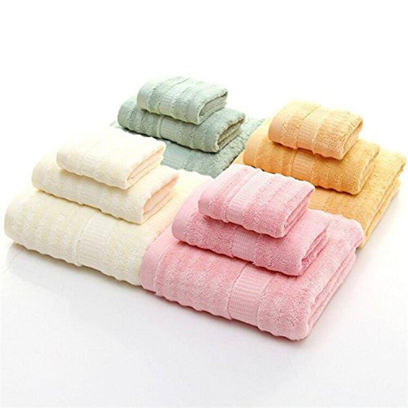 Buy Ultra Soft, Absorbent & Antimicrobial 600GSM Towel - Set of 3 Piece - Bath, Hand & Face | Shop Verified Sustainable Products on Brown Living