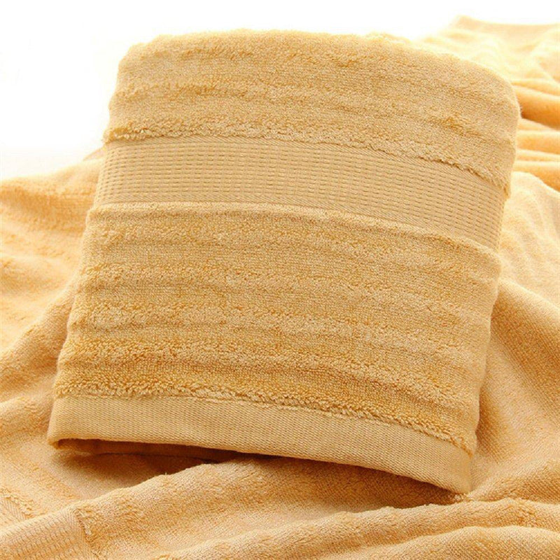Buy Ultra Soft, Absorbent & Antimicrobial Bamboo Towel Yellow - Set of 3 | Shop Verified Sustainable Bath Linens on Brown Living™