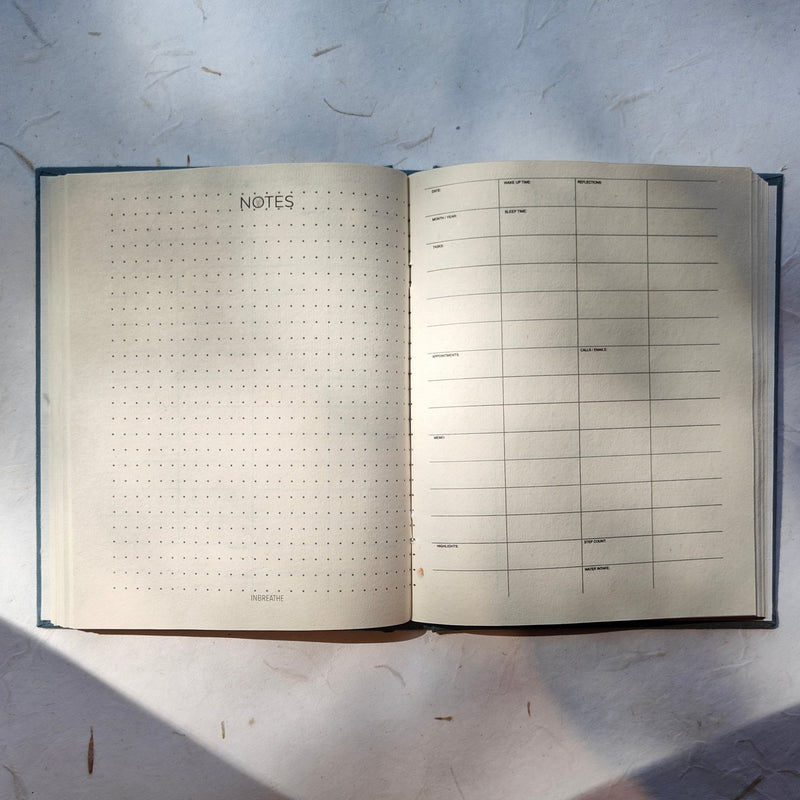 Undated Daily Planner- Blue | Verified Sustainable Notebooks & Notepads on Brown Living™