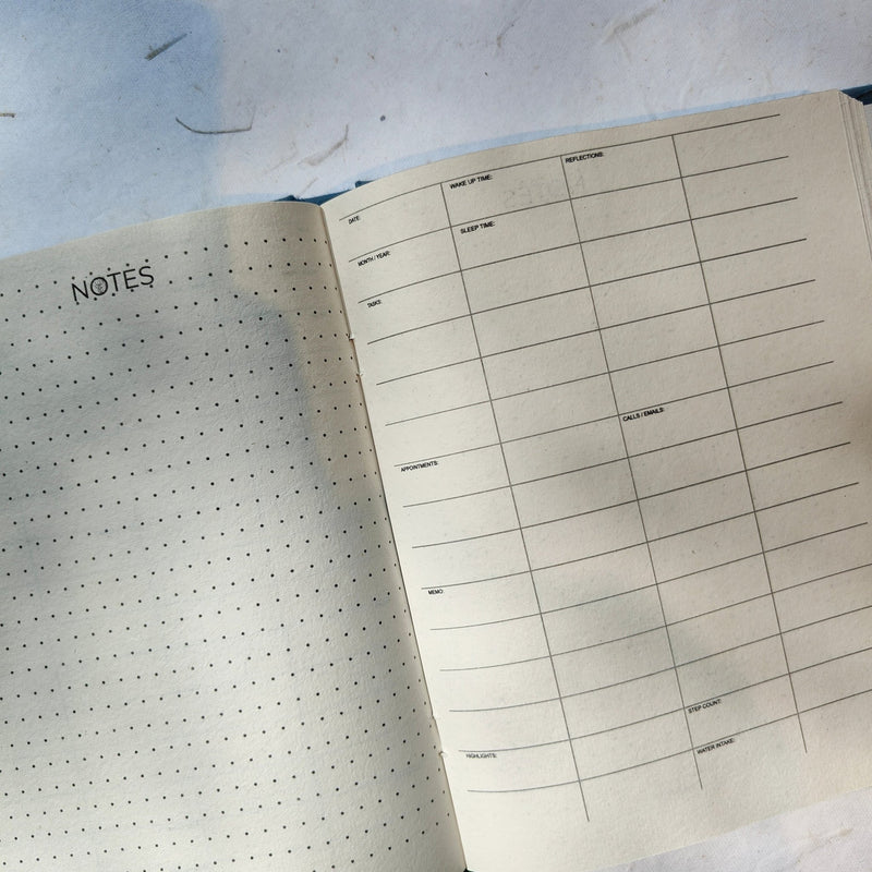 Undated Daily Planner- Green | Verified Sustainable Notebooks & Notepads on Brown Living™