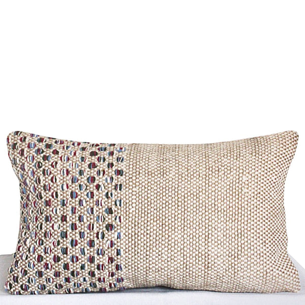 Undisturbed Kaleidoscopic Patch Lumbar Cushion Cover | Verified Sustainable by Brown Living™