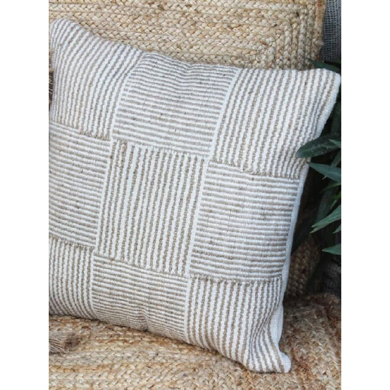 Buy Undisturbed Woven Patch Cushion Cover | Shop Verified Sustainable Products on Brown Living