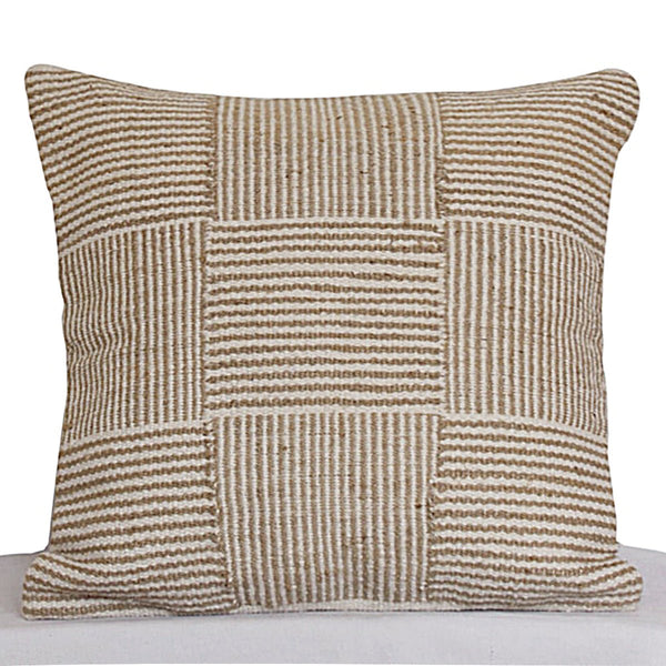 Undisturbed Woven Patch Cushion Cover | Verified Sustainable by Brown Living™