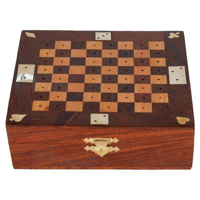 Unique Handmade Wooden Chess Game | Board Game – Learning & Educational Toys on Brown Living™. SKU: 1200. Img 3.