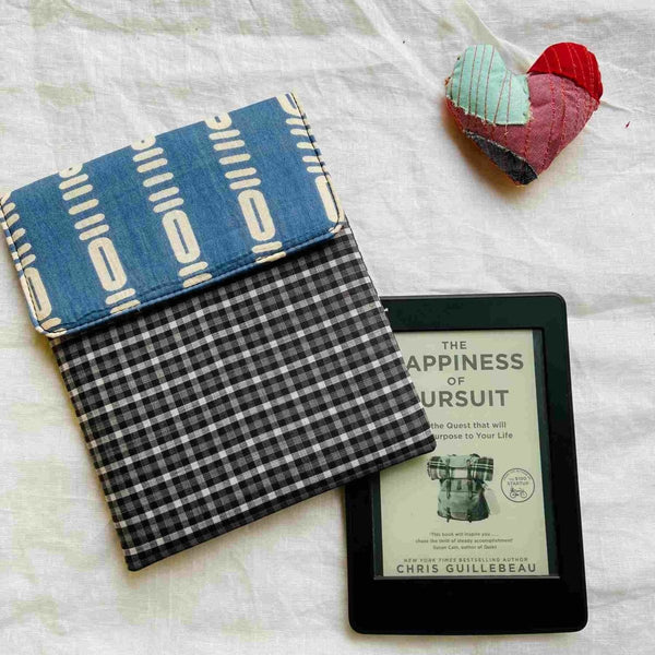 Buy Unique Kindle Sleeves - Checkers and Chains | Shop Verified Sustainable Tech Accessories on Brown Living™