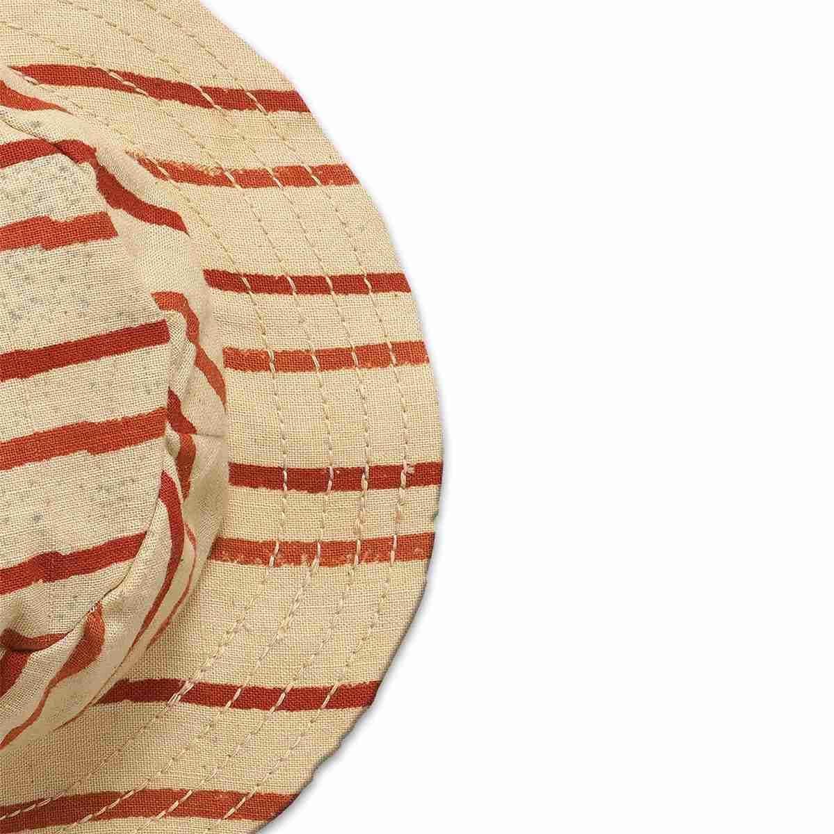 Unisex Adia Printed Hat - Beige | Verified Sustainable by Brown Living™