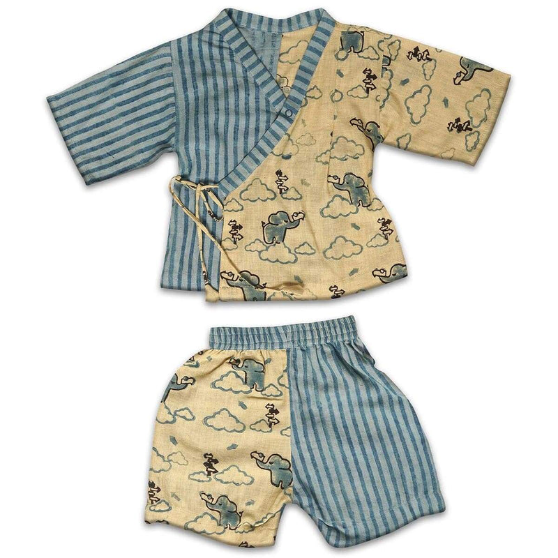 Buy Unisex Ankan Jhabla Set | Shop Verified Sustainable Products on Brown Living