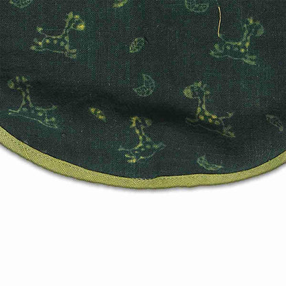 Unisex Ishya Printed Bib - Green | Verified Sustainable by Brown Living™