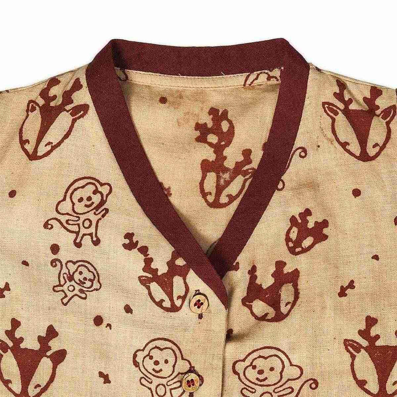 Buy Unisex Manu Jhabla Top | Shop Verified Sustainable Products on Brown Living