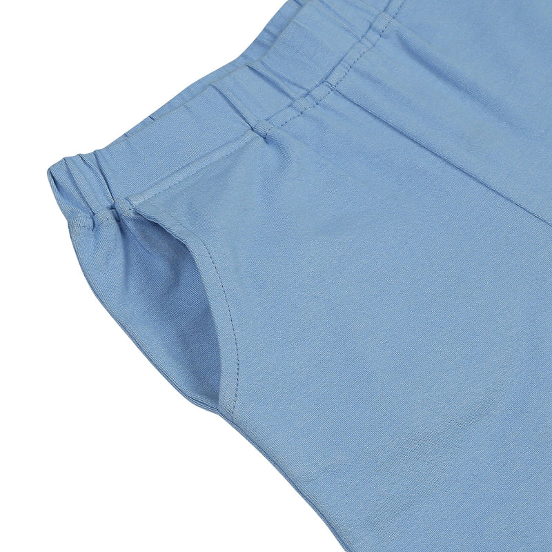 Unisex Organic Cotton Shorts- Cornflower Blue | Verified Sustainable Kids Shorts on Brown Living™