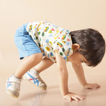 Unisex Organic Cotton Shorts - Deep Water Blue | Verified Sustainable by Brown Living™