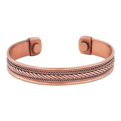 Unisex Pure Copper Healing Band – Womens Accessories on Brown Living™. SKU: COPPER - BAND - OLD. Img 1.