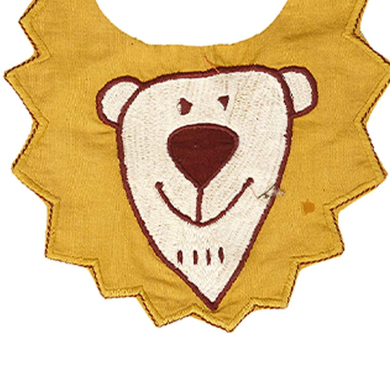Buy Unisex Yukt Lion Face Bib | Shop Verified Sustainable Products on Brown Living