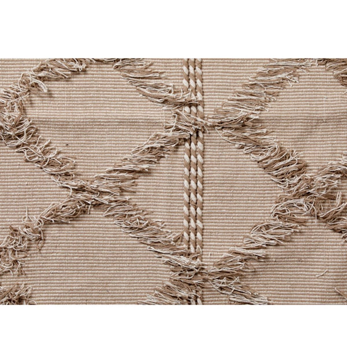 Unshorn Cotton Rug With Braids (Large) | Verified Sustainable by Brown Living™