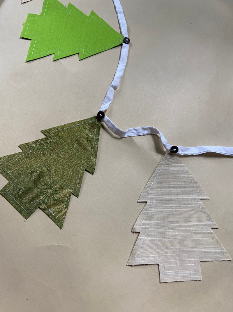 Buy Upcycled Christmas Tree Garland | Shop Verified Sustainable Decor & Artefacts on Brown Living™
