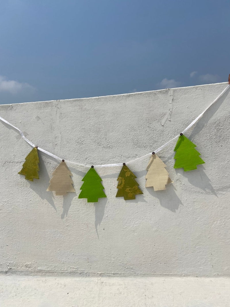Buy Upcycled Christmas Tree Garland | Shop Verified Sustainable Decor & Artefacts on Brown Living™