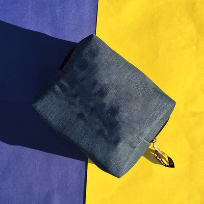 Upcycled Denim Utility Pouch | Verified Sustainable by Brown Living™