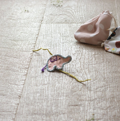 Upcycled Elephant Hand Embroidered Kids Rakhi | Verified Sustainable by Brown Living™