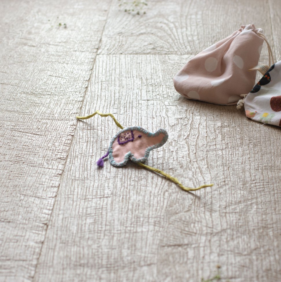 Upcycled Elephant Hand Embroidered Kids Rakhi | Verified Sustainable by Brown Living™