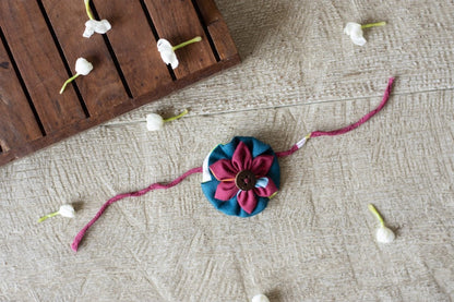 Upcycled Flower Rakhi - For Adults and Kids | Verified Sustainable by Brown Living™