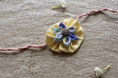 Upcycled Flower Rakhi - For Adults and Kids | Verified Sustainable by Brown Living™