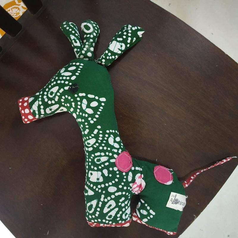 Buy Upcycled Giraffe Stuffed Toy | Shop Verified Sustainable Soft Toy on Brown Living™