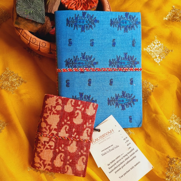 Buy Upcycled Handloom Fabric Journal- 1 Doori Diary 1 Pocket Diary | Shop Verified Sustainable Products on Brown Living