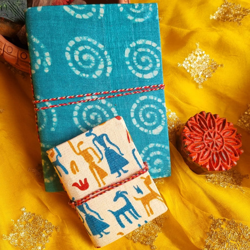 Buy Upcycled Handloom Fabric Journal- 1 Doori Diary 1 Pocket Diary | Shop Verified Sustainable Notebooks & Notepads on Brown Living™