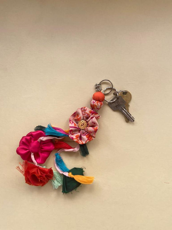 Buy Upcycled handmade keychain | Shop Verified Sustainable Travel Accessories on Brown Living™
