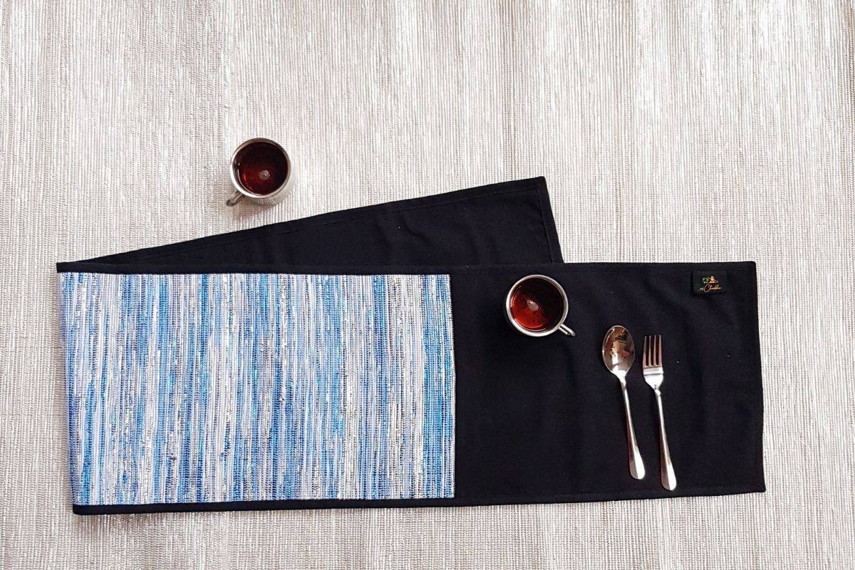 Upcycled - Handwoven Table Runner | Verified Sustainable by Brown Living™