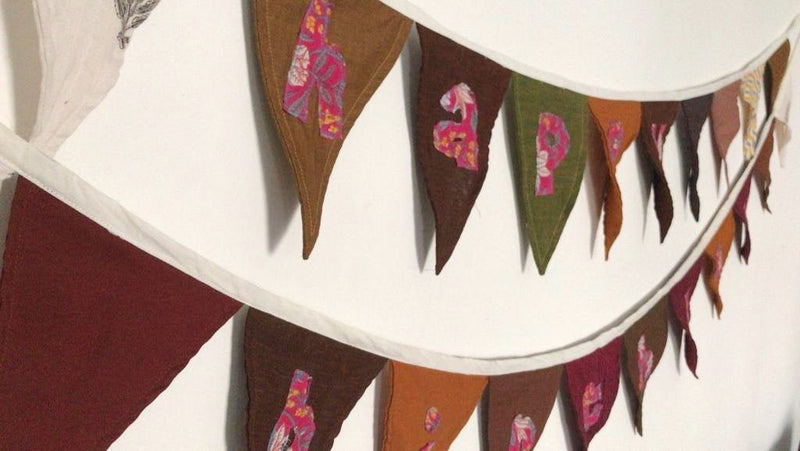 Buy Upcycled Happy Birthday Bunting | Shop Verified Sustainable Products on Brown Living