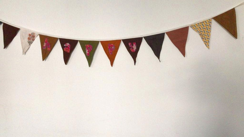 Buy Upcycled Happy Birthday Bunting | Shop Verified Sustainable Products on Brown Living