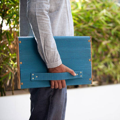 Upcycled Laptop Sleeve with Changeable Sleeve | Verified Sustainable by Brown Living™